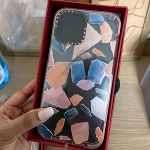 CASETiFY Pink Terrazo iPhone 12 Pro Max Case